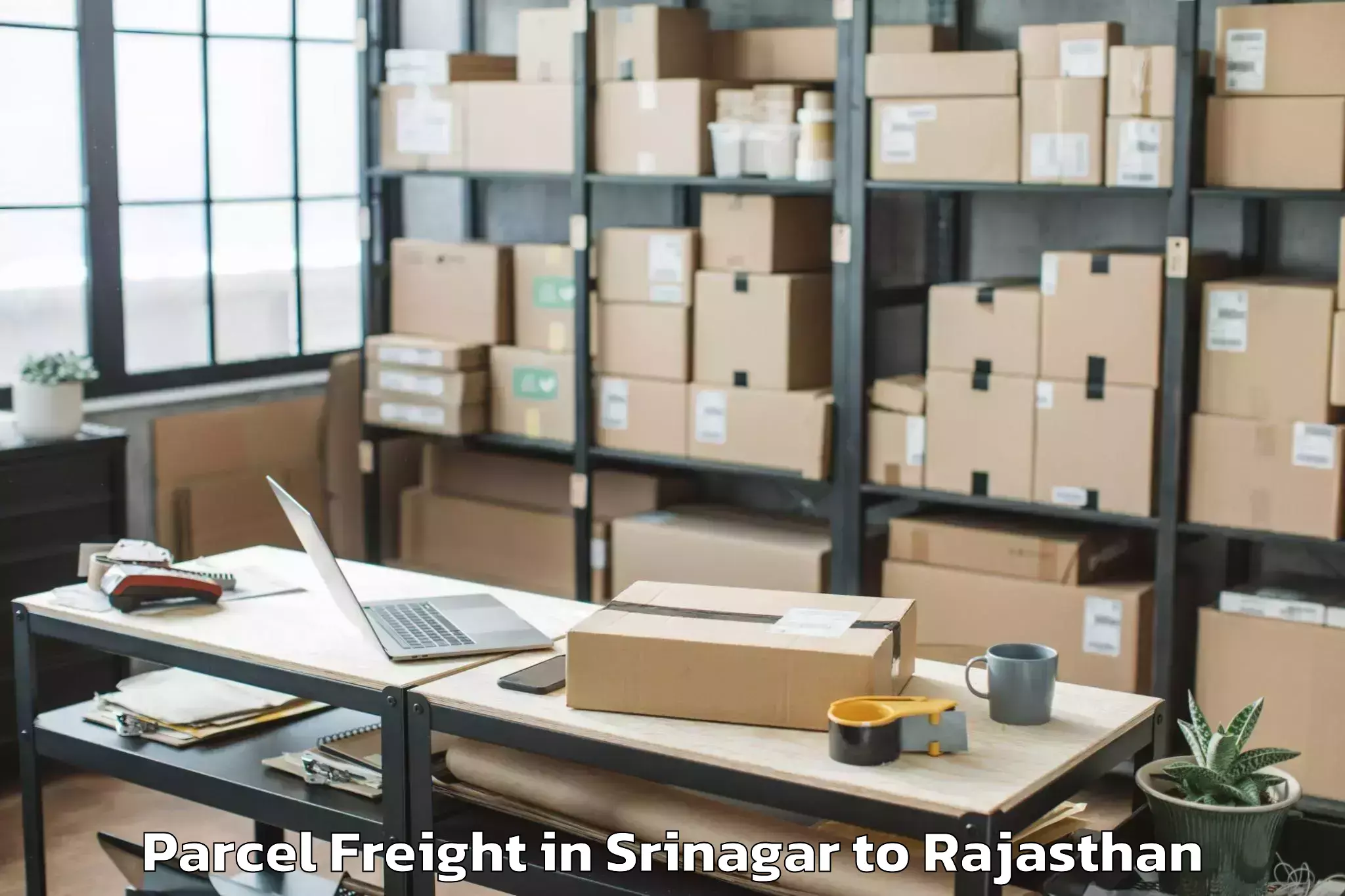 Hassle-Free Srinagar to Shrimadhopur Parcel Freight